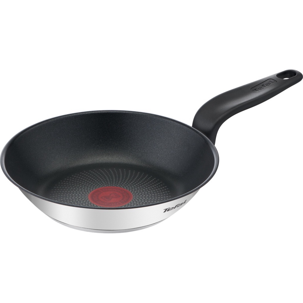 Chảo Chống Dính Inox Tefal Primary Dùng Cho Bếp Từ Size 20cm, 24cm, 26cm, 28cm Hàng Chính Hãng