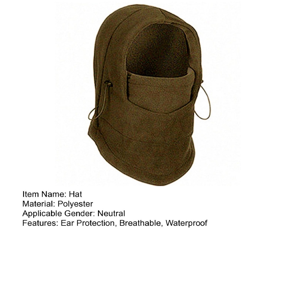 Mũ Trùm Đầu 1.my Bằng Lông Cừu Chống Nước Giữ Ấm Tai Kèm Khăn Choàng Thời Trang Mùa Đông Dành Cho Nam Nữ