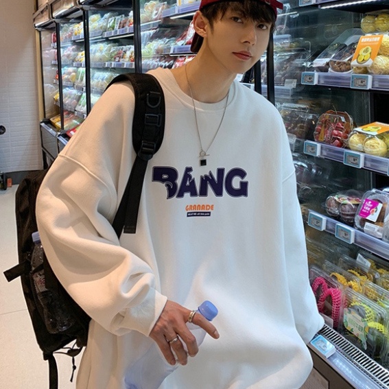 Áo sweater giới tính unisex form rộng đôi len nỉ ngoại local brand đẹp đôi bạn trẻ ulzzang korea oversize dày mịn ST BAN