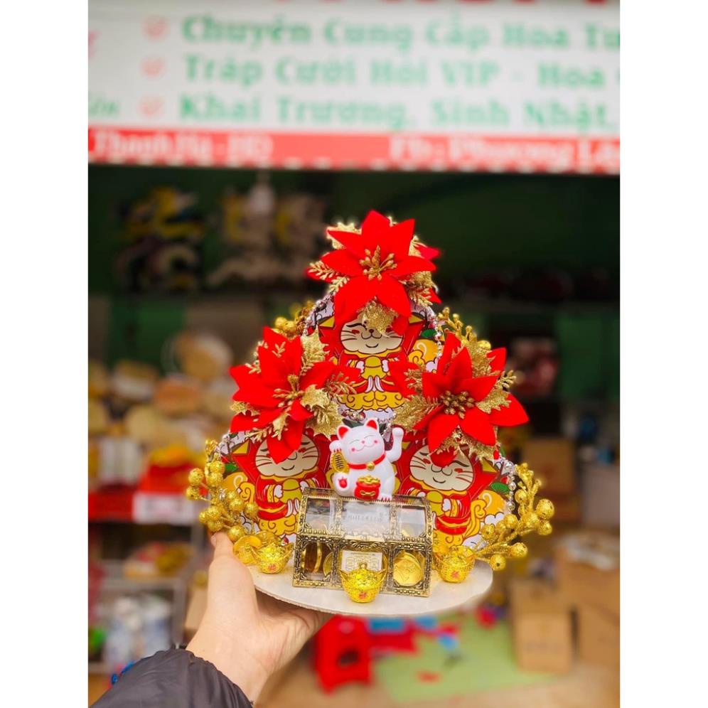 Set phụ kiện trang trí tháp oản, tháp bánh tài lộc, tháp bánh, tháp bia ngày TẾT Only Store