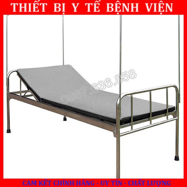 Giường Inox, Giường Y Tế Inox Cho Bệnh Nhân Có Nâng Đầu - TBYT BỆNH VIỆN