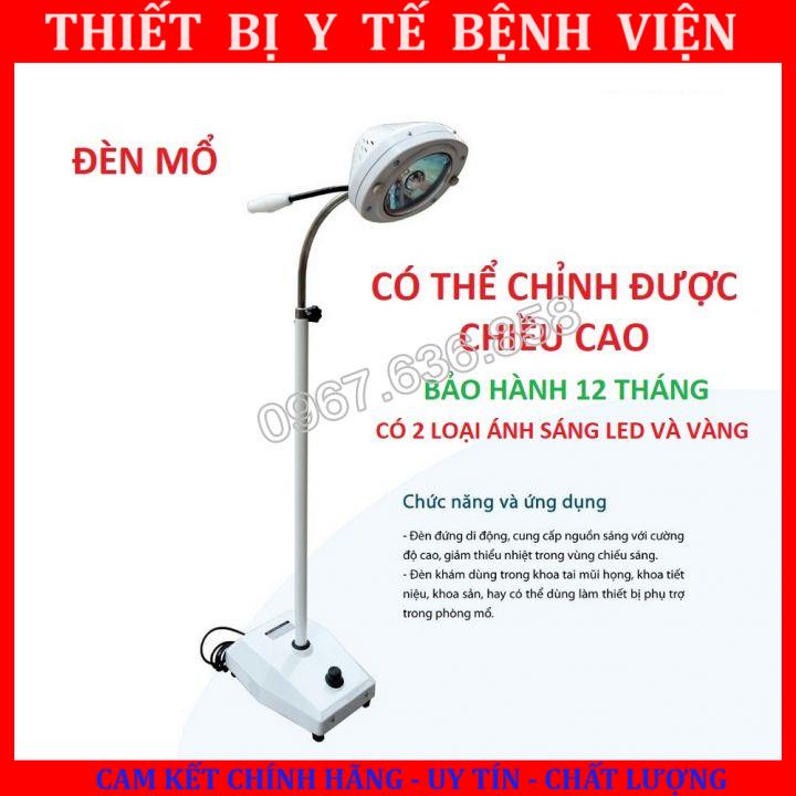 Đèn Mổ 1 Bóng LED Di Động, Ánh Sáng Lạnh, Áng sáng Led BH 1 Năm - TBYT BỆNH VIỆN