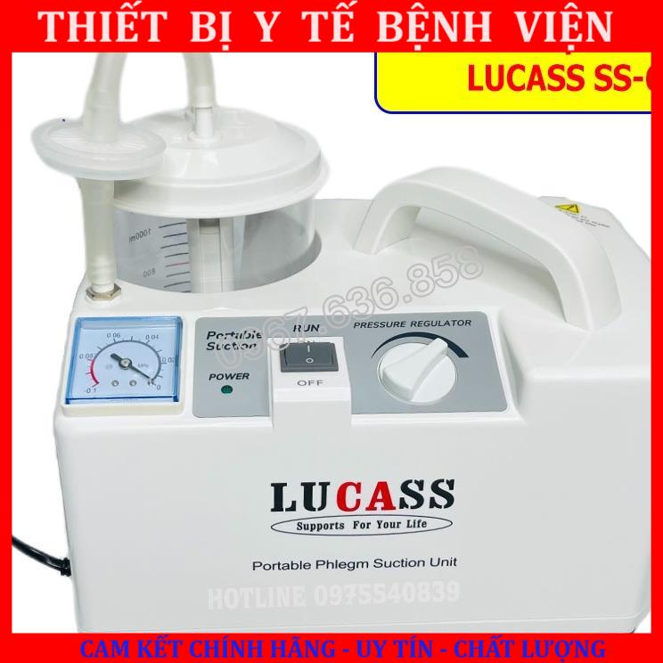 Máy Hút Dịch Mũi, 1 Bình Lucass Ss-6A , Máy Hút Rửa Mũi - Tốt Nhất Khỏe Như Phòng Khám - TBYT BỆNH VIỆN