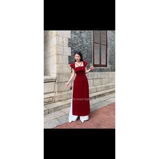 Sét áo dài cách tân, áo dài tết
