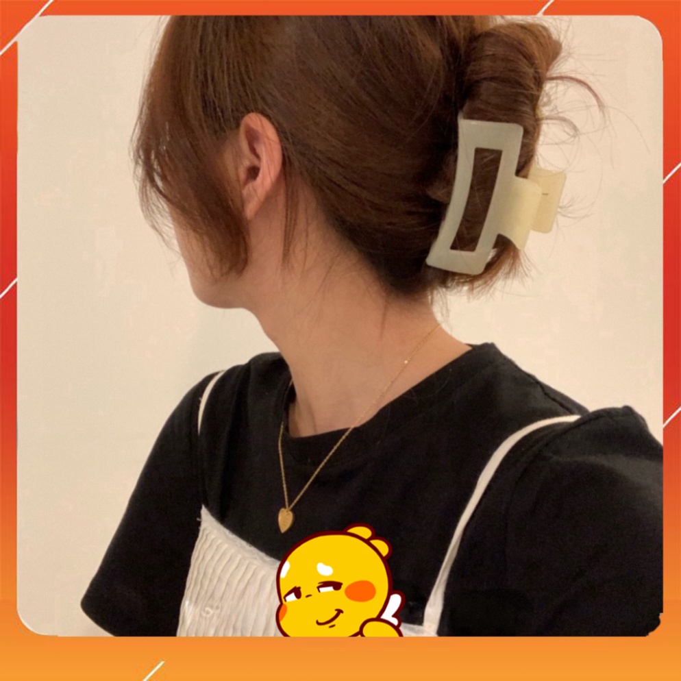 Kẹp Tóc Hình Vuông Màu Sắc vintage Dành Cho Nữ 11cm 1k 1k