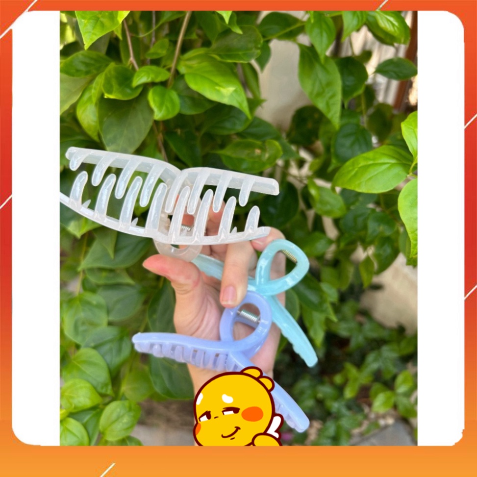 Kẹp Tóc Càng Cua Dạng Xoắn Móng Vuốt Cỡ Lớn Cặp Tóc Búi Tóc Dẻo Không Gãy Phong Cách Hàn Quốc Cho Nữ 1k 1k