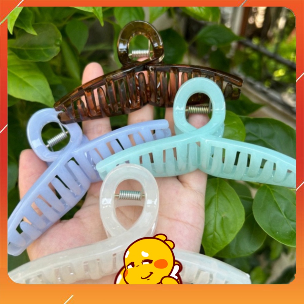 Kẹp Tóc Càng Cua Dạng Xoắn Móng Vuốt Cỡ Lớn Cặp Tóc Búi Tóc Dẻo Không Gãy Phong Cách Hàn Quốc Cho Nữ 1k 1k