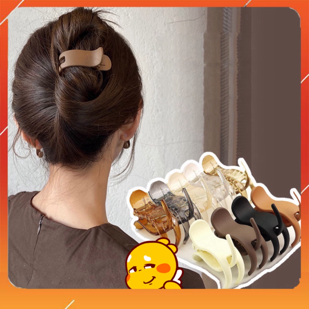 Kẹp Tóc Càng Cua Dạng Xoắn Móng Vuốt Cỡ Lớn Cặp Tóc Búi Tóc Dẻo Không Gãy Phong Cách Hàn Quốc Cho Nữ 1k 1k