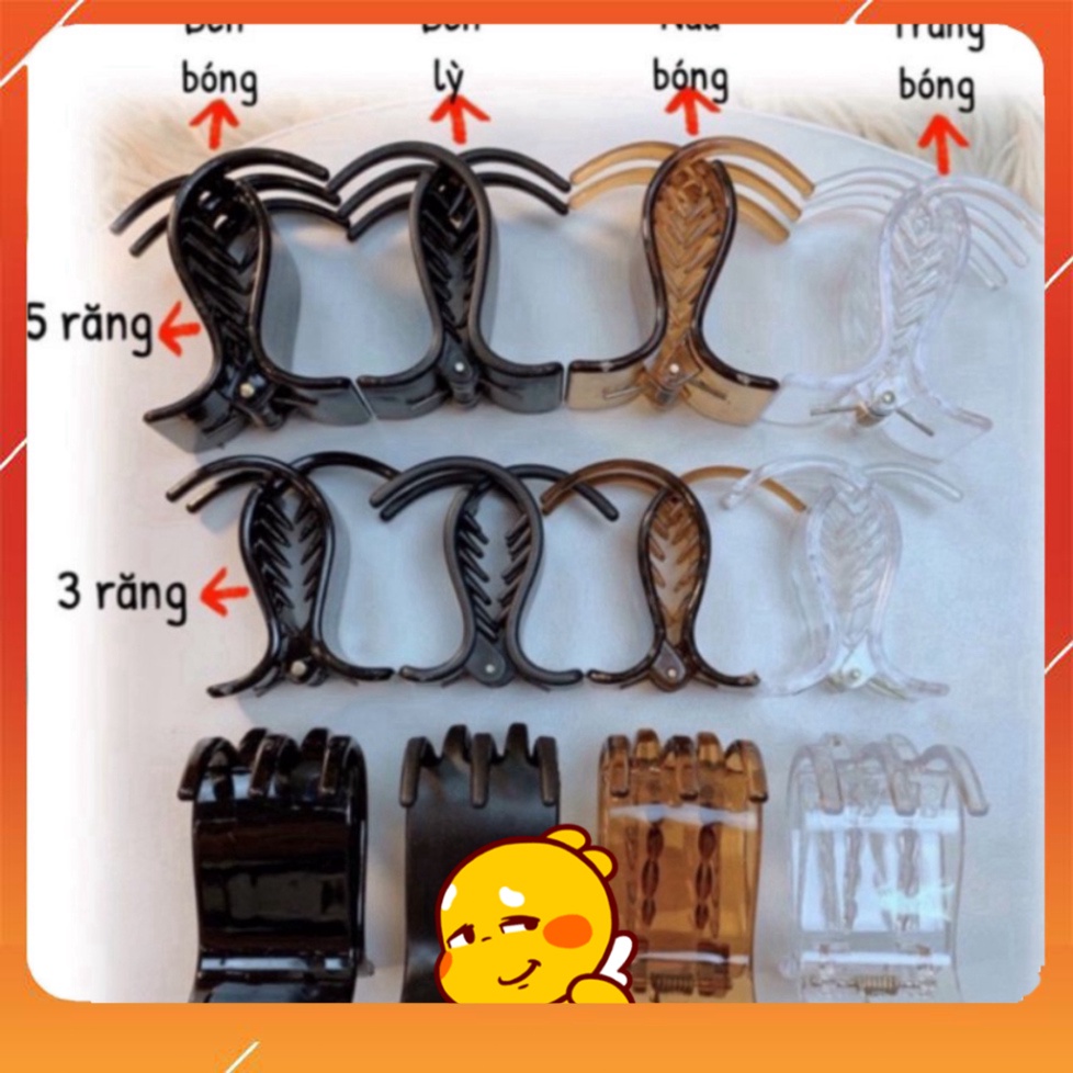 Kẹp Tóc Càng Cua Dạng Xoắn Móng Vuốt Cỡ Lớn Cặp Tóc Búi Tóc Dẻo Không Gãy Phong Cách Hàn Quốc Cho Nữ 1k 1k