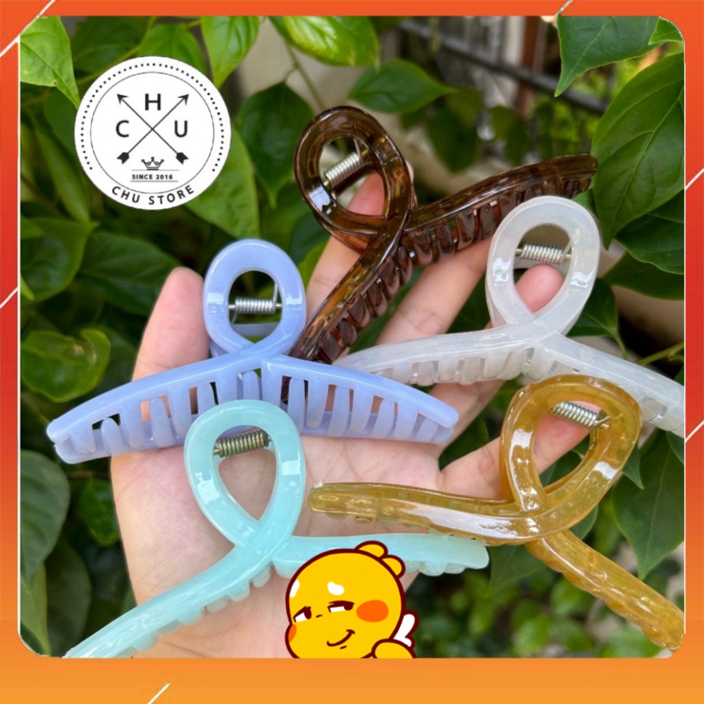 Kẹp Tóc Càng Cua Dạng Xoắn Móng Vuốt Cỡ Lớn Cặp Tóc Búi Tóc Dẻo Không Gãy Phong Cách Hàn Quốc Cho Nữ 1k 1k
