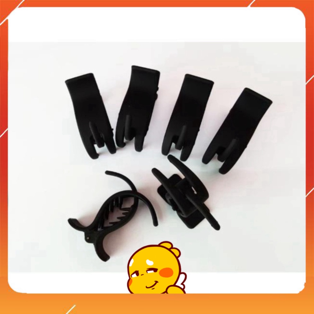 Kẹp tóc càng cua Đen nhám Đen bóng Dẻo Không Gãy 1k 1k