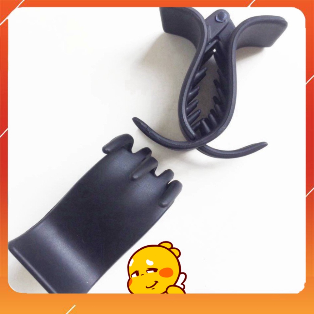 Kẹp tóc càng cua Đen nhám Đen bóng Dẻo Không Gãy 1k 1k