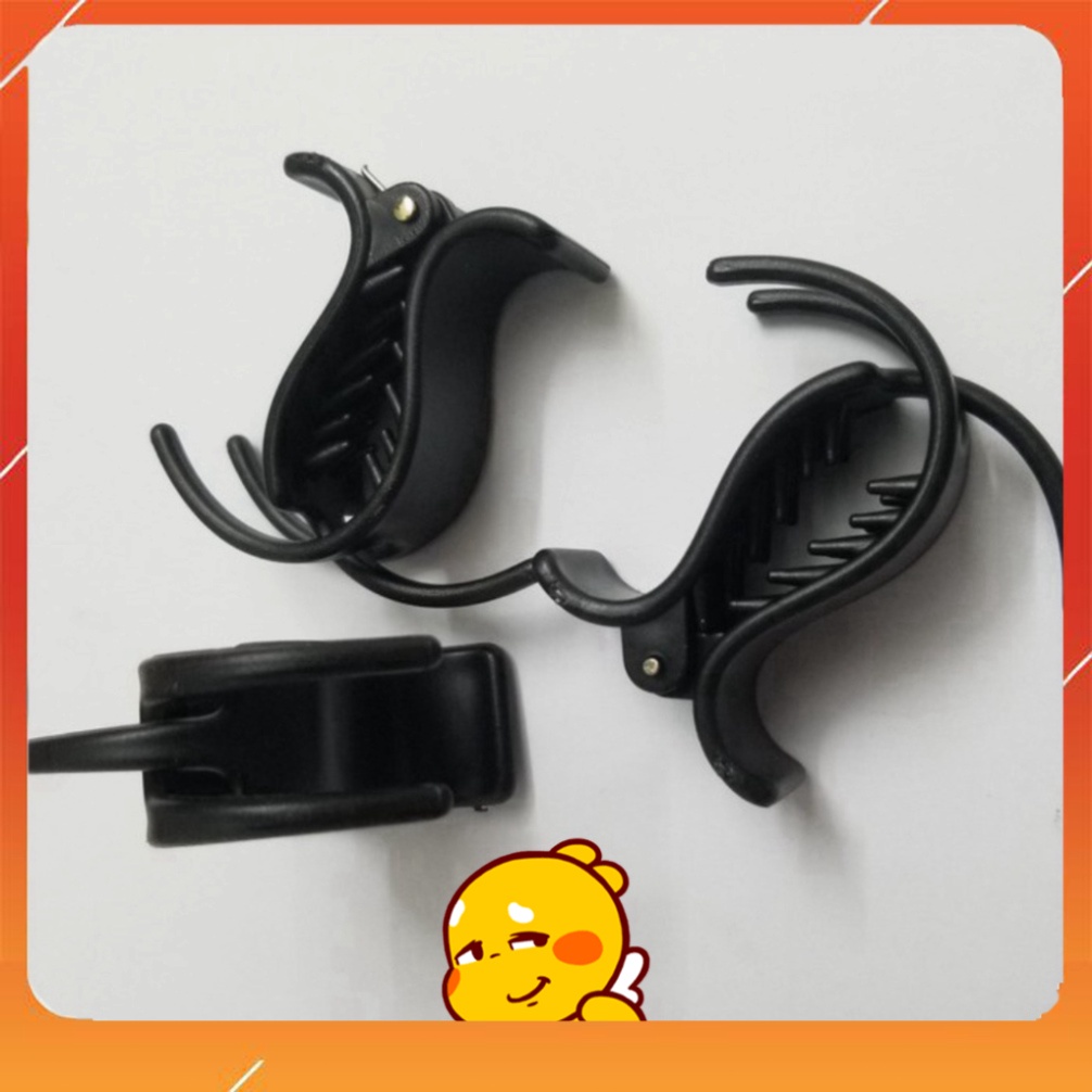 Kẹp tóc càng cua Đen nhám Đen bóng Dẻo Không Gãy 1k 1k