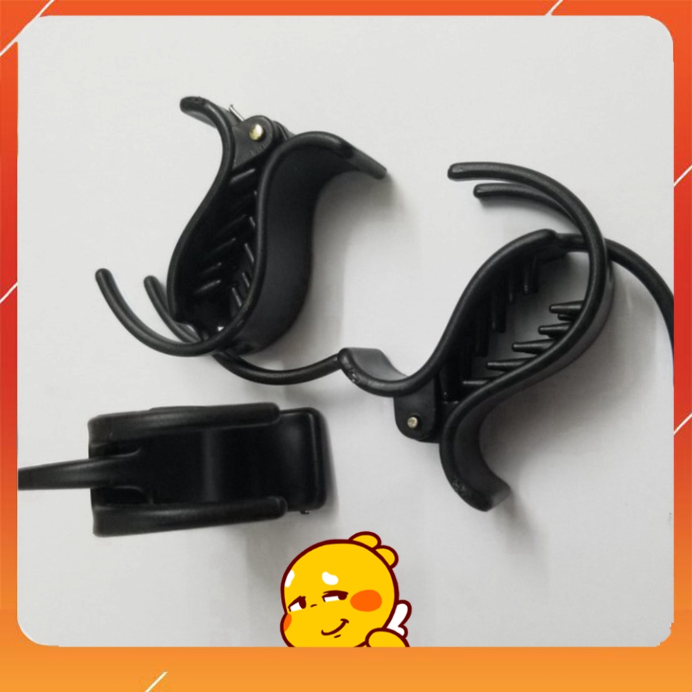 Kẹp tóc càng cua Đen nhám Đen bóng Dẻo Không Gãy 1k 1k