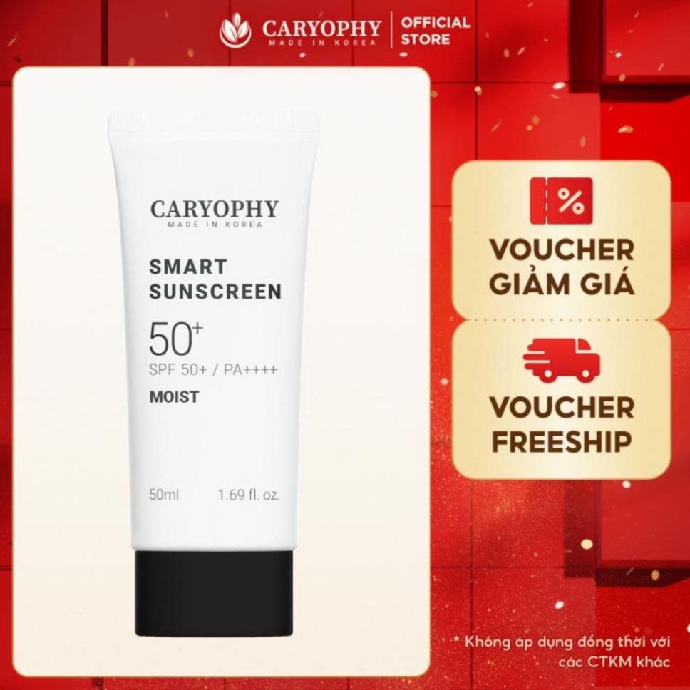 Kem chống nắng dưỡng ẩm ngừa mụn Caryophy Smart Moist Sunscreen 50ml