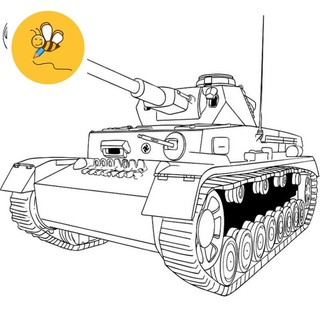  Xe tăng Tanks - Set 20 Tờ Tranh Tô Màu A4 A5 Dành Cho Màu Sáp Màu Chì - MANGA ANIME COMIC tô màu 