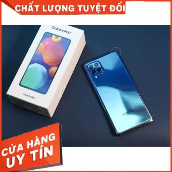 Điện thoại Samsung Galaxy M62  Viên pin đáng kinh ngạc 7000 mAh ,màn hình Super AMOLED Plus