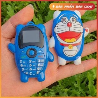 Điện Thoại mini con gấu Đẹp Lạ Hình Đô Rê Mon K8 có 2 sim 2 sóng có Bluetooth thay đôi giọng nói