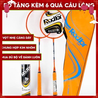 Bộ 2 Vợt Cầu Lông 100% Khung Cacbon Siêu bền sản phầm gồm ( 2 cây vợt + 6 quả cầu + 1 Bao vợt)