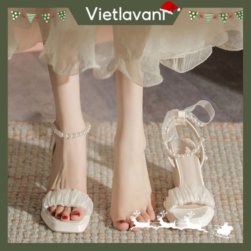 GIÀY SANDAL MÃ S102, CÓ 2 MÀU ĐEN TRẮNG, CAO 6P THƯỜNG VÀ 10P ĐẾ ĐÚP, PHÙ HỢP ĐI CHƠI ĐI TIỆC SANG CHẢNH 2023