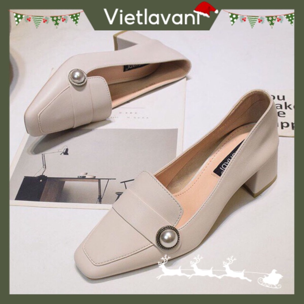 Giày thời trang đính ngọc cao cấp 5p C34