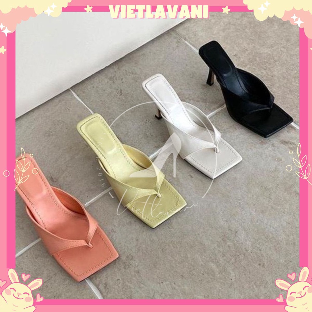 Guốc nữ Size 35-43 thời trang 7p đẳng cấp LCG17 có 2 màu trắng và đen