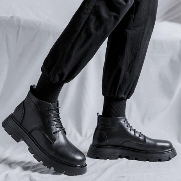 Giày Boot Nam - Boots Combat Chunky Đế Cao Pro GN422