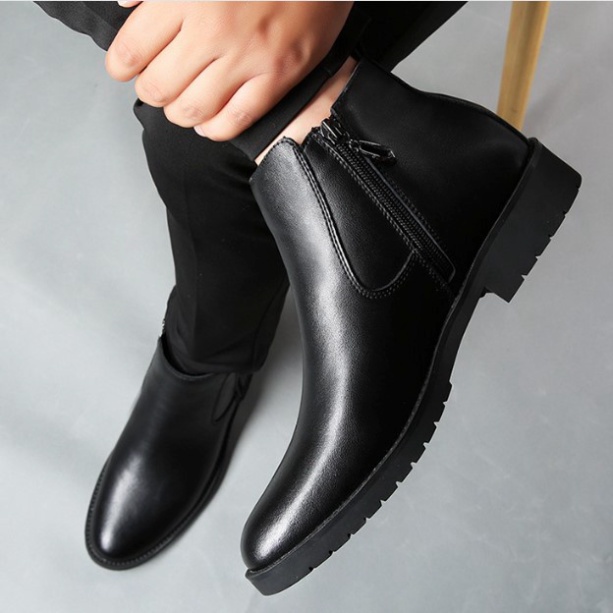 Giày Boot Nam - Chelsea Boot khóa dây kéo JADI GN339-GN291