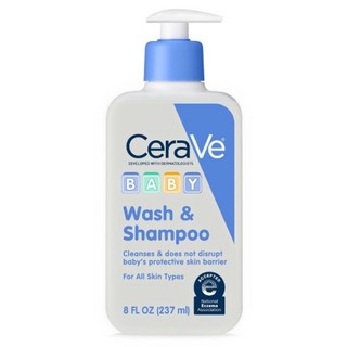 Sữa tắm & dầu gội cho bé không gây cay mắt CeraVe dành cho mọi loại da 237ml