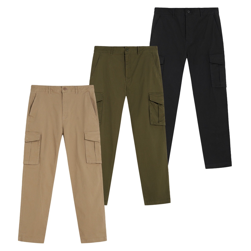 Quần Kaki Straight ICONDENIM Form Straight Combat Trousers QKID0027