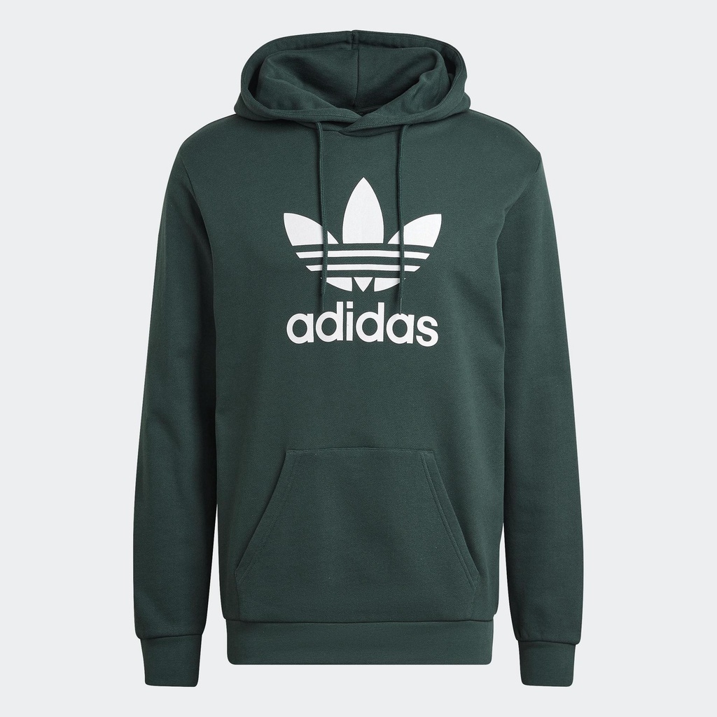 adidas Phong cách sống Áo Hoodie Ba Lá Classics Adicolor Nam màu xanh lá HK7270