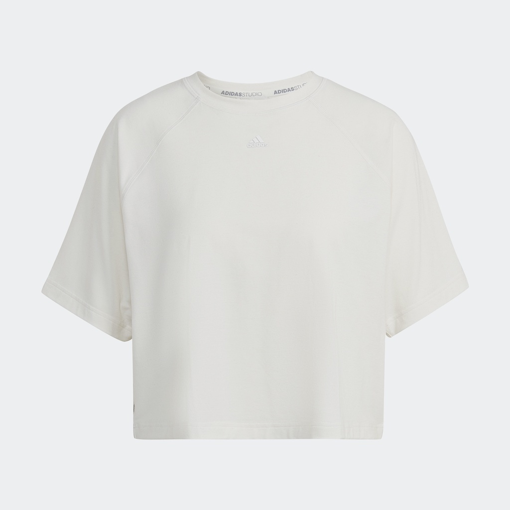 adidas Tập luyện Áo Thun Khoét Lưng AEROREADY Nữ trắng HK2352