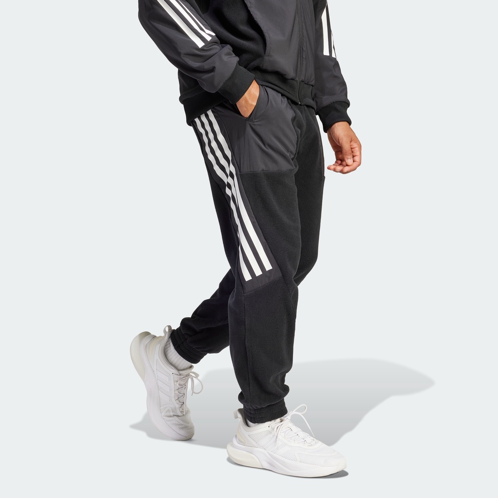 Adidas Phong cách sống Quần 3 Sọc Future Icons Nam Đen IB6129