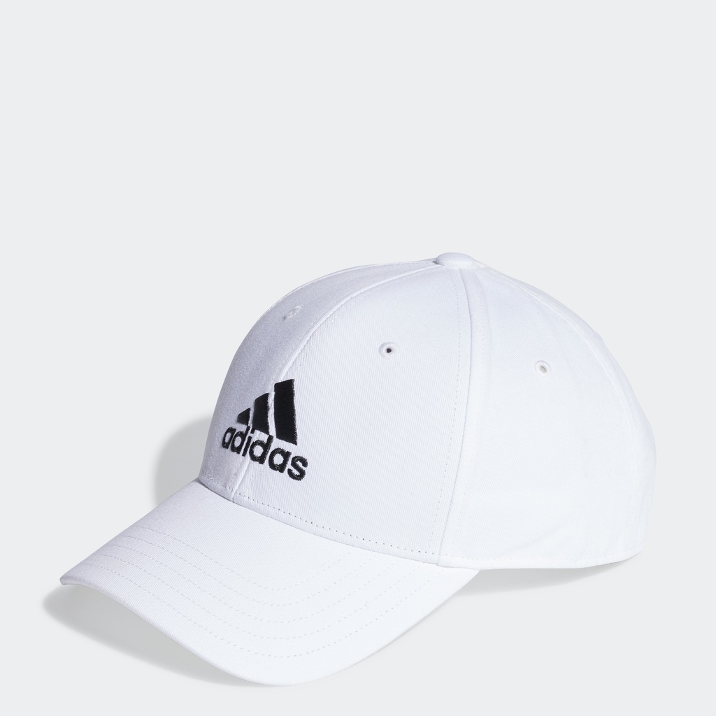 adidas Phong cách sống Mũ Bóng Chày Vải Twill Cotton Unisex trắng IB3243