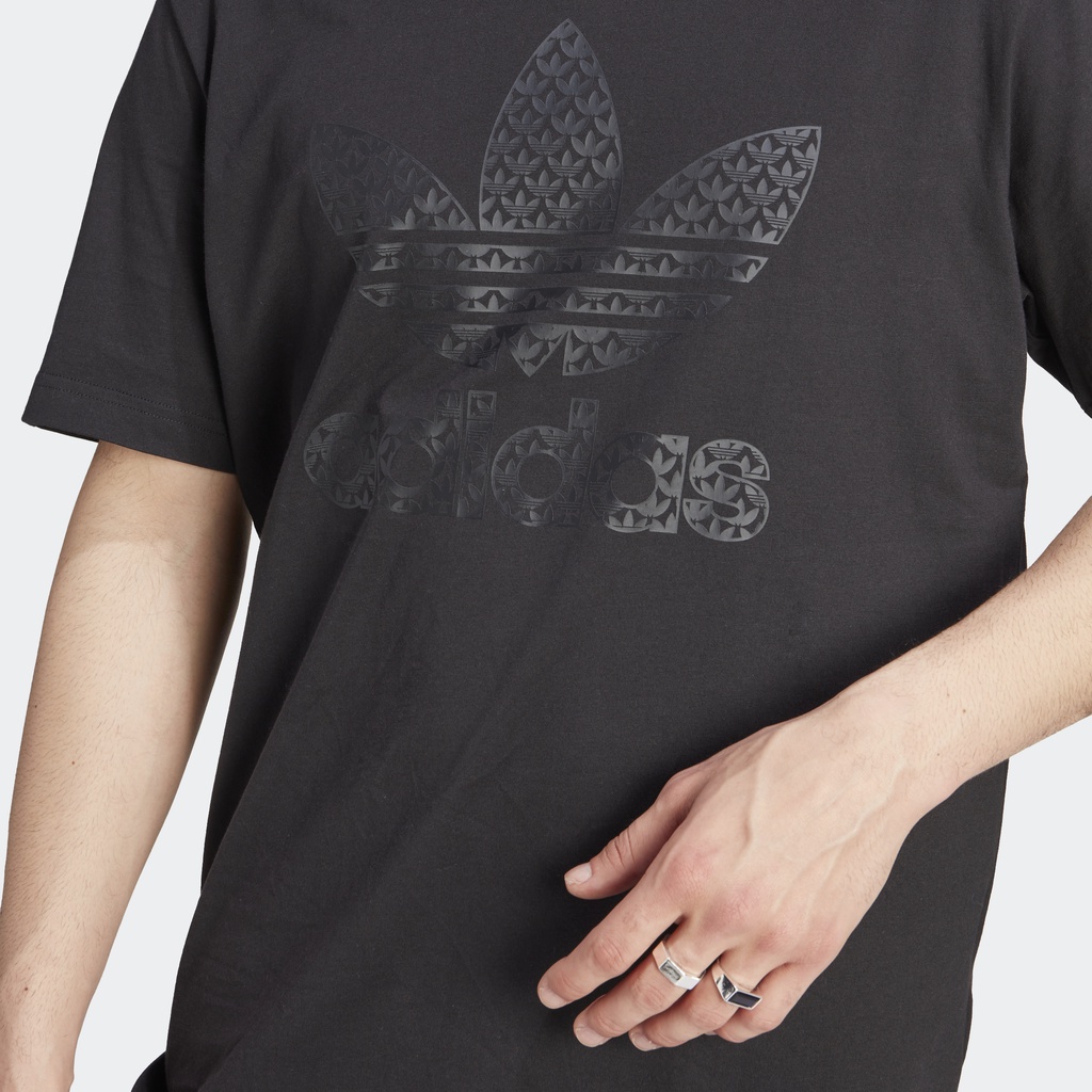 Adidas Phong cách sống Áo Thun Monogram Graphic Nam Đen II8159