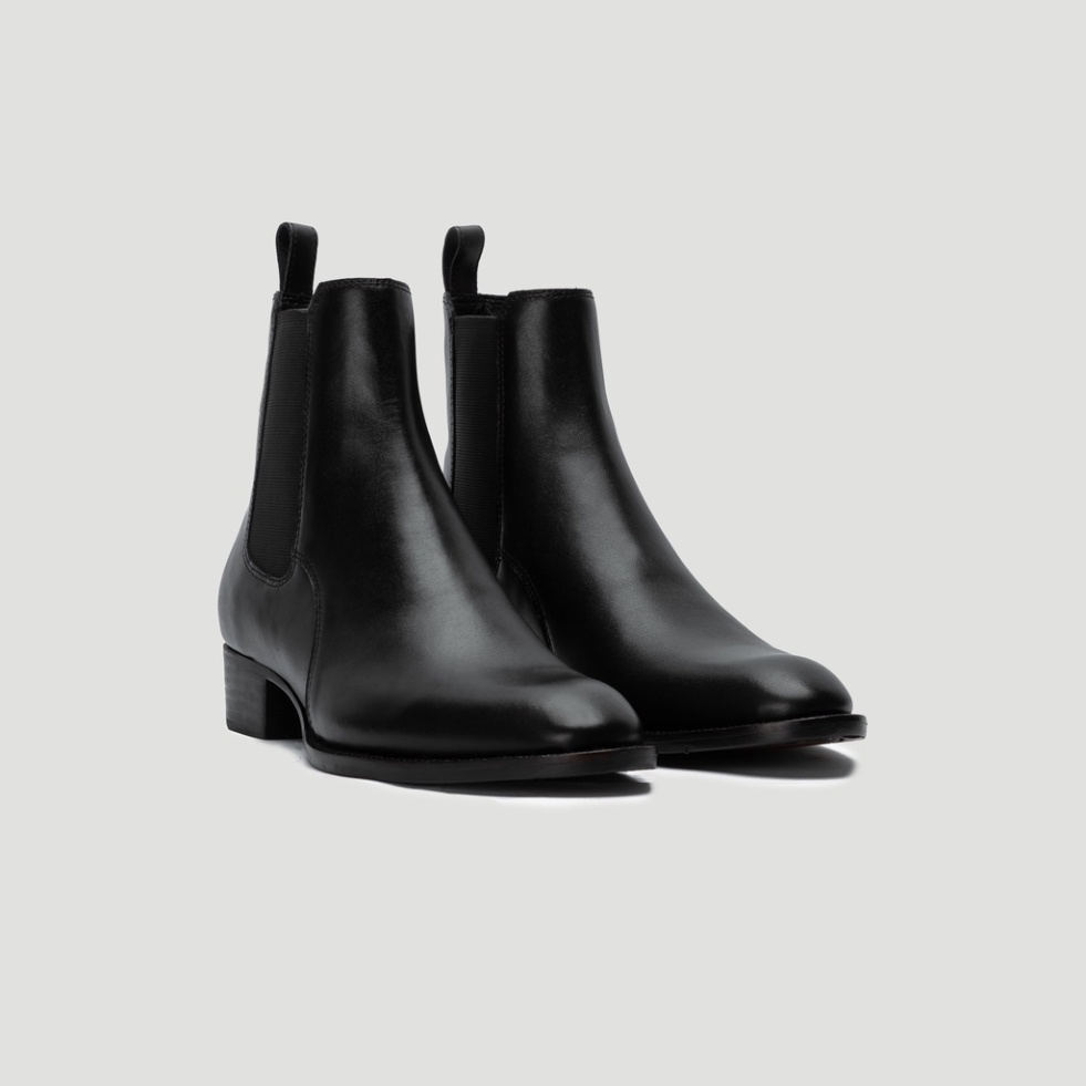Giày boot THE WOLF wild walk chelsea boot - Black