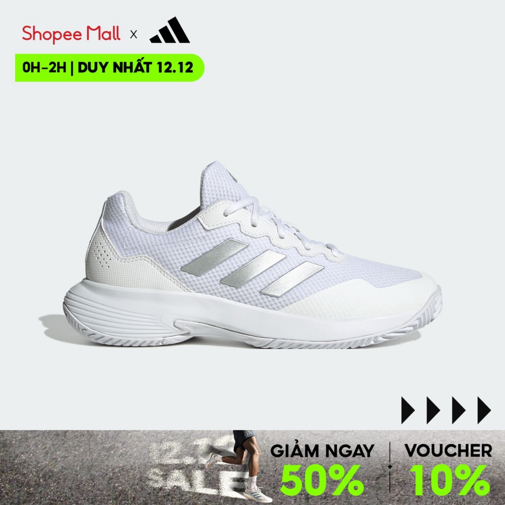 adidas Quần vợt Giày Tennis Gamecourt 2.0 Nữ trắng HQ8476