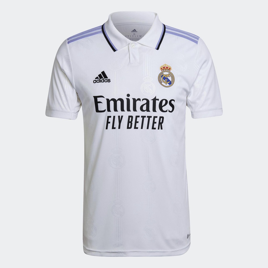 Adidas Bóng đá Áo Đấu Sân Nhà Real Madrid 22/23 Nam trắng HF0291