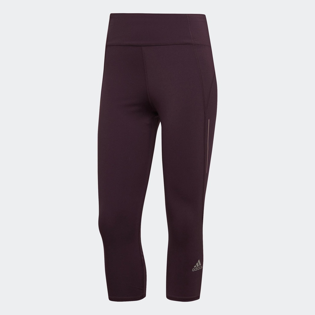 adidas Chạy Quần Legging Chạy Bộ 3/4 Own the Run Nữ Đỏ HM1128