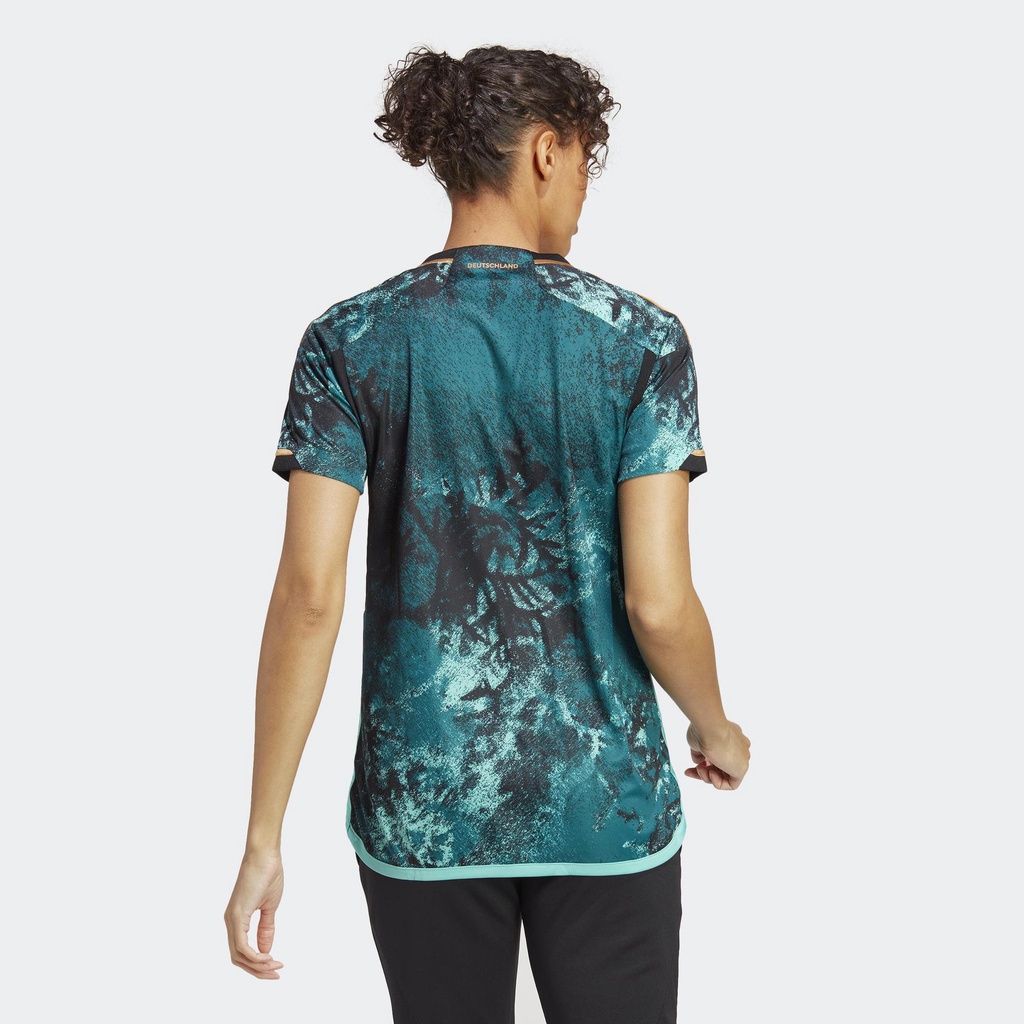 Adidas Bóng đá Áo Đấu Sân Khách Đội Tuyển Nữ Đức 23 Nữ Ngọc lam HZ8273