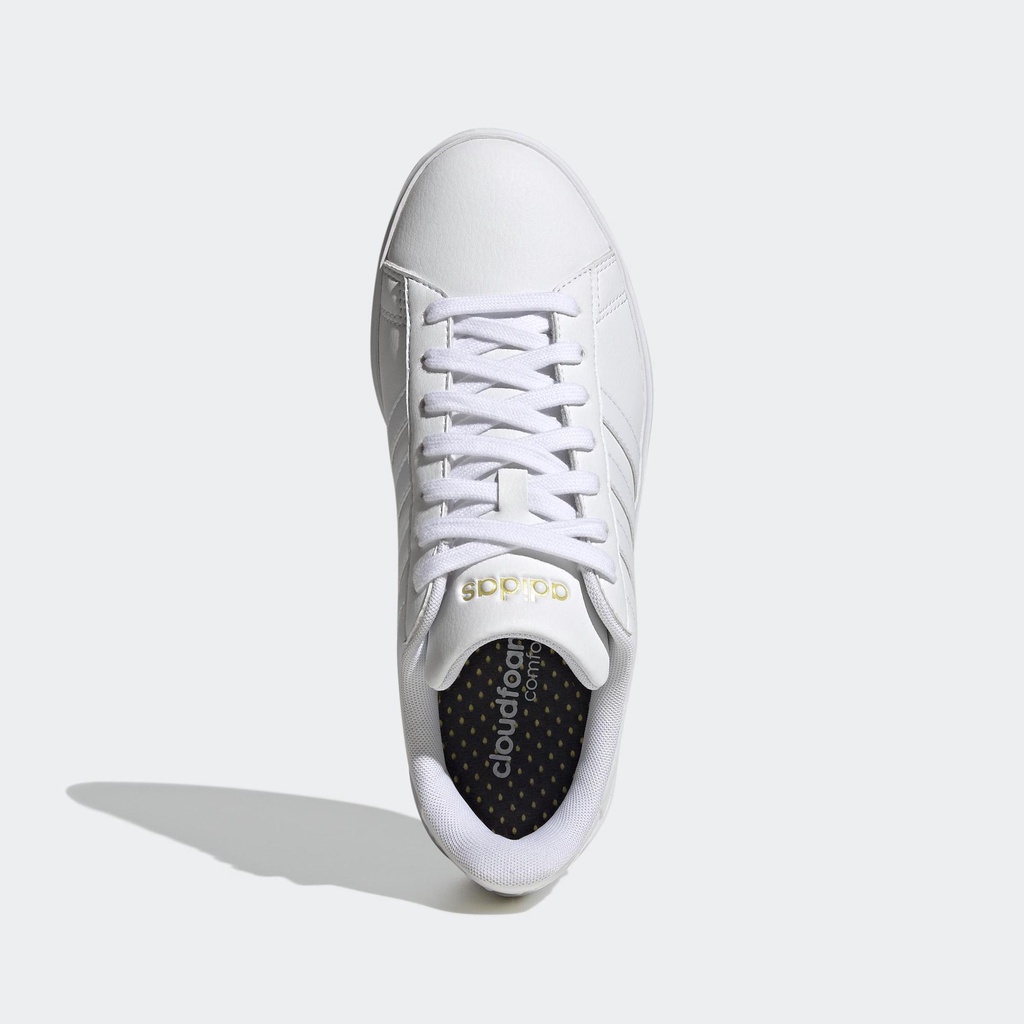 Adidas Phong cách sống Giày Grand Court Cloudfoam Lifestyle Court Comfort Nữ trắng GW9213