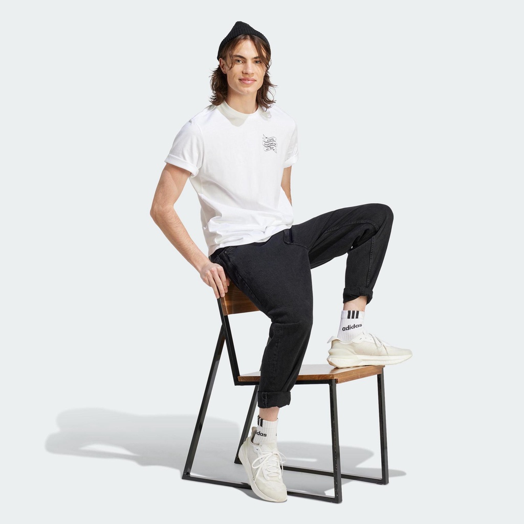 Adidas Phong cách sống Áo Thun Brand Love Sportswear Nam trắng II3448