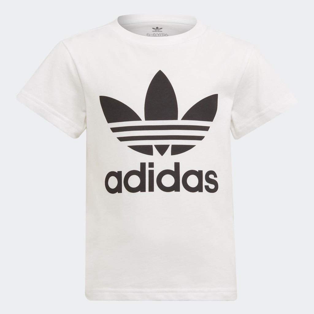 adidas Phong cách sống Áo Thun Ba Lá Adicolor Trẻ em trắng H25246