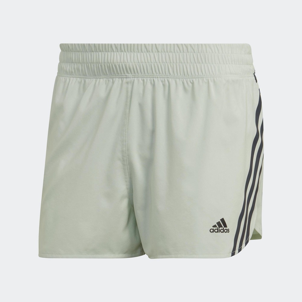 adidas Chạy Quần Short Chạy Bộ 3 Sọc Run Icons Nữ màu xanh lá HK9127