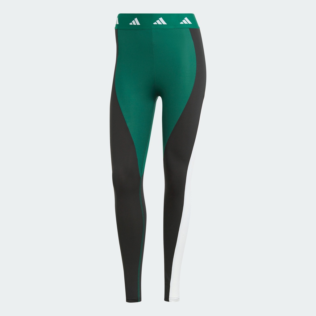 adidas Tập luyện Quần Legging 7/8 Colorblock Techfit Nữ Đen IK6154