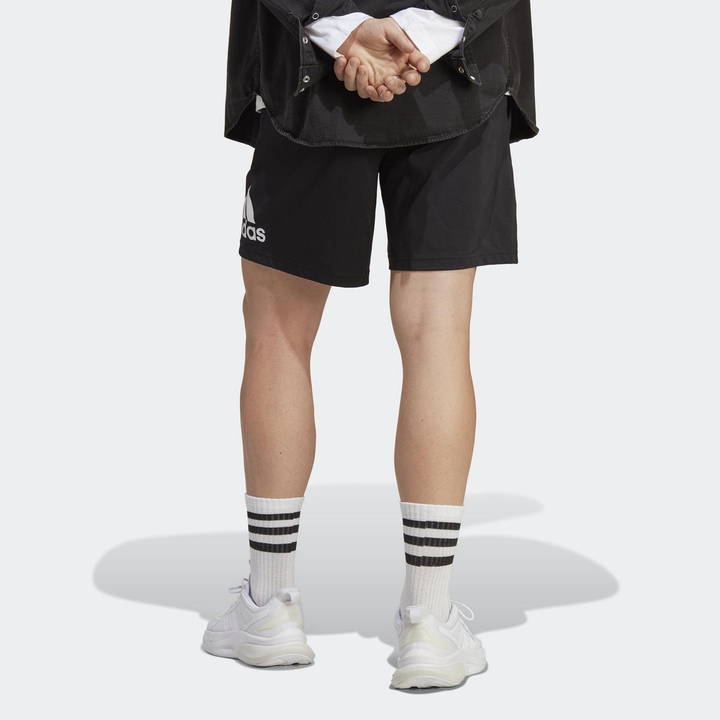 adidas Phong cách sống Quần Short Logo Essentials Nam Đen IC9375