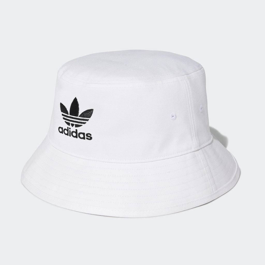 Adidas Phong cách sống Mũ Bucket Ba Lá Adicolor Unisex trắng FQ4641