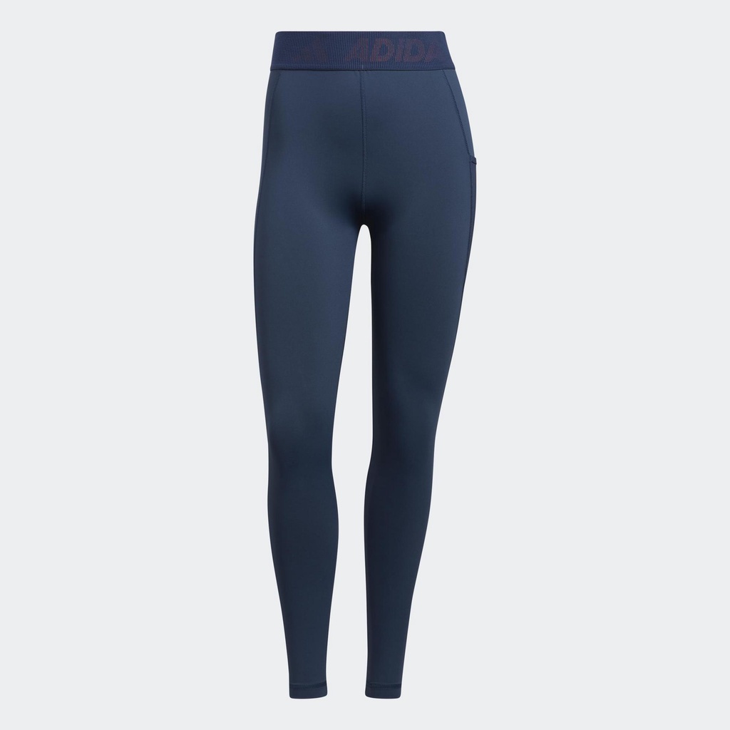 adidas Tập luyện Quần bó Badge of Sport Techfit Nữ Màu xanh da trời GM2844