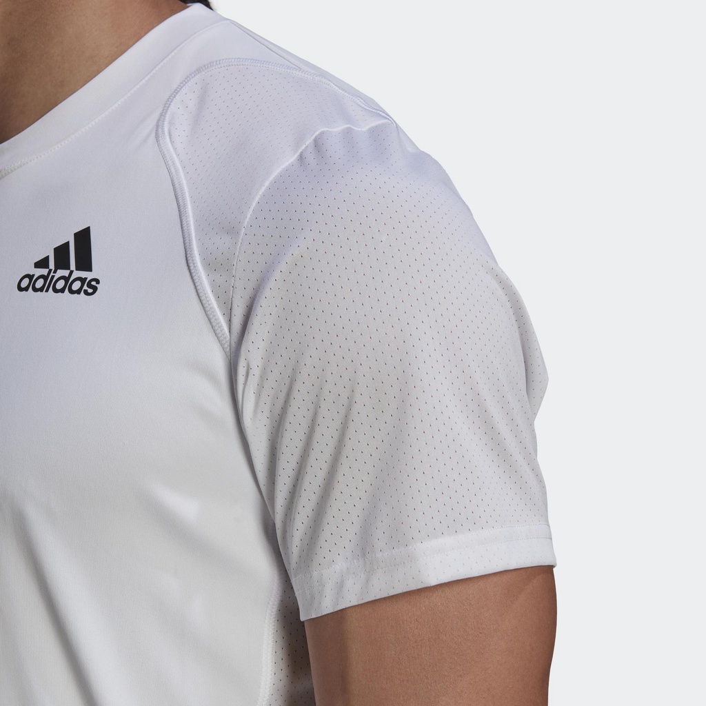 Adidas Quần vợt Áo thun tennis 3 Sọc Club Nam trắng GL5401