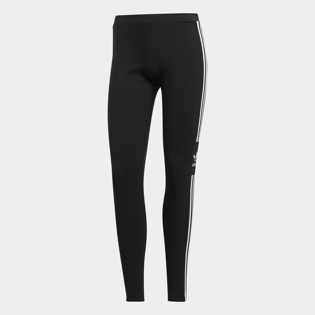 adidas Phong cách sống Quần bó Trefoil Nữ Đen DV2636